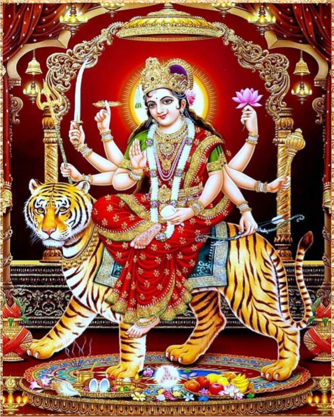 Online Maa durga wallpaper at Bhagvanpics