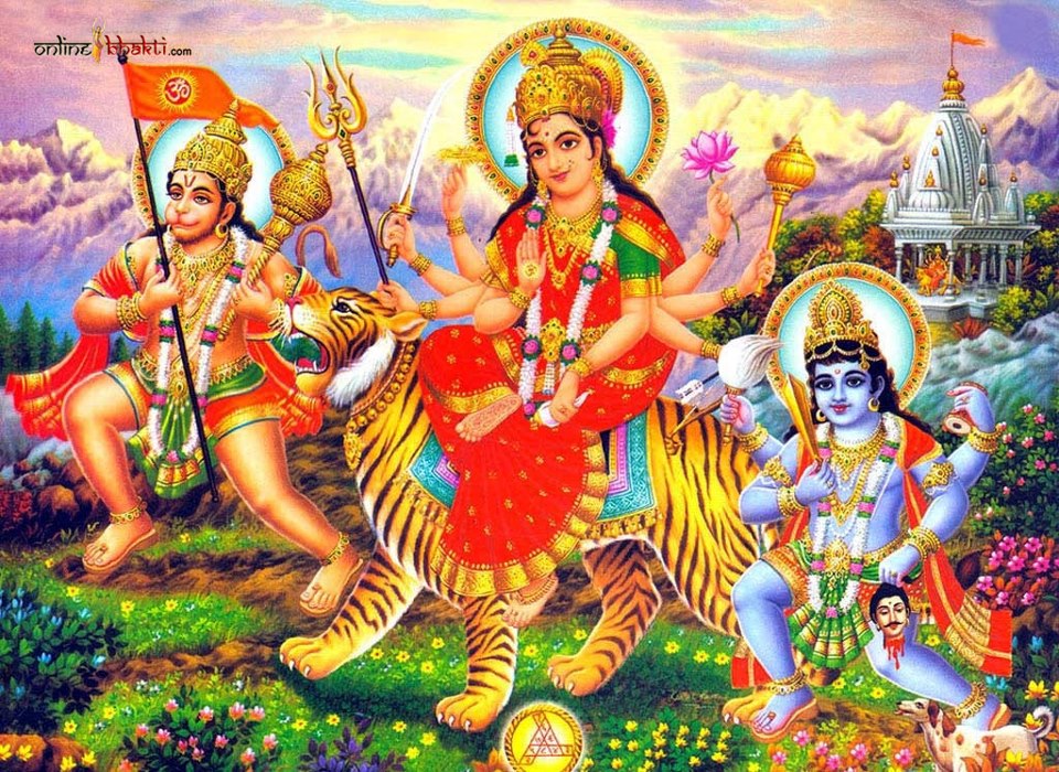 Online Maa durga wallpaper at Bhagvanpics